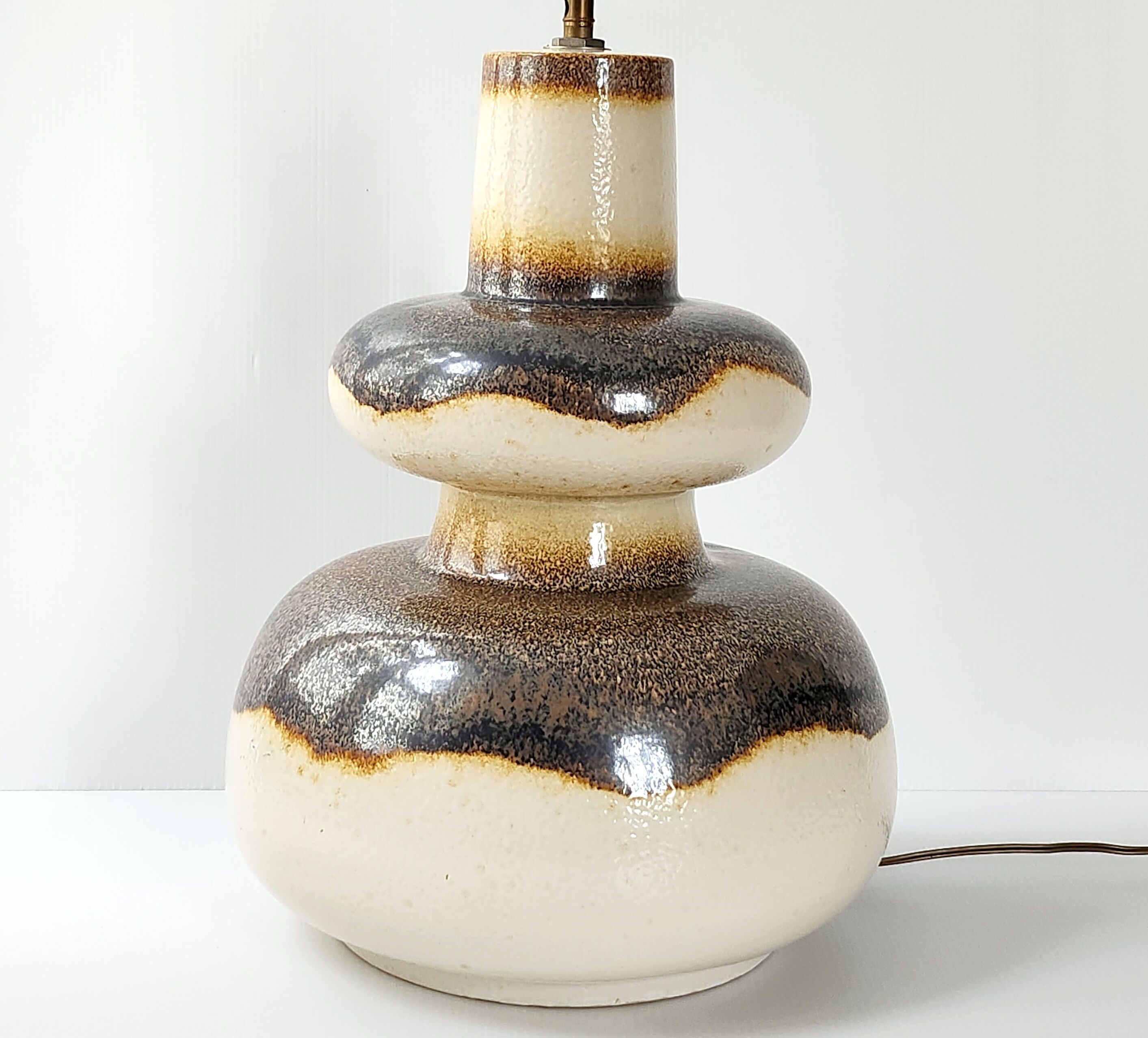 Vintage lamp foot 1970 ceramic