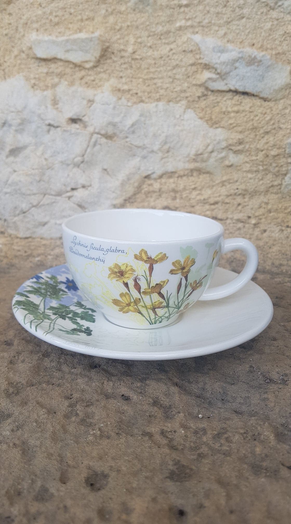 Set of 2 cups Gien L'Herbier du Roy