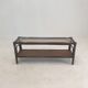 Italian Bamboo and Rattan Coffee Table, 1980s