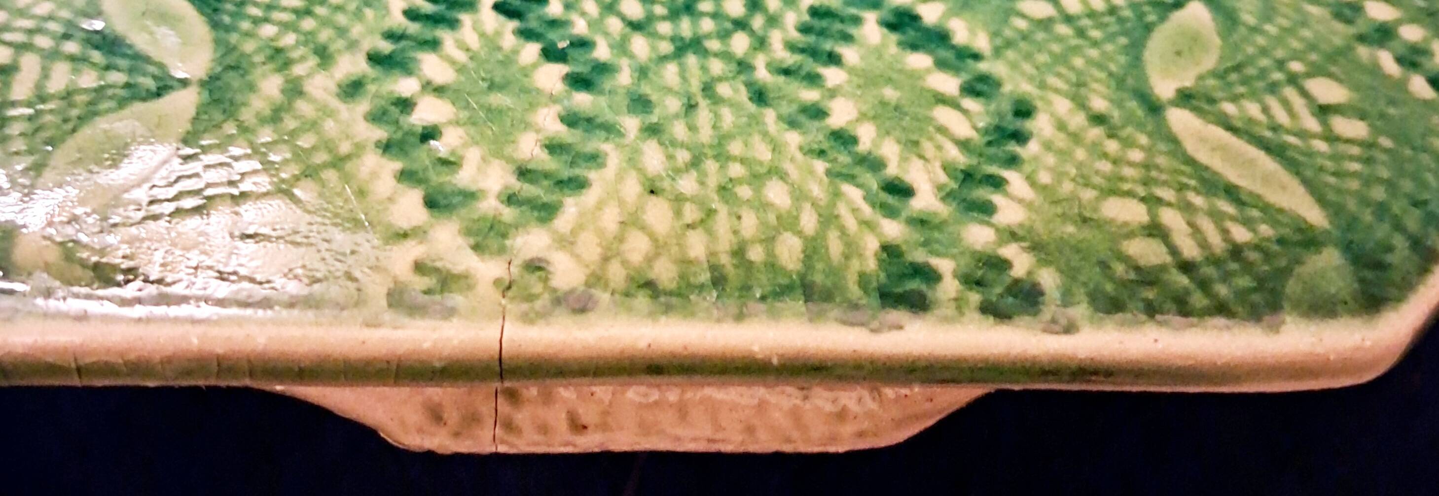 Large dessous de plat en céramique de Annick Séguret