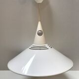 White metal pendant light