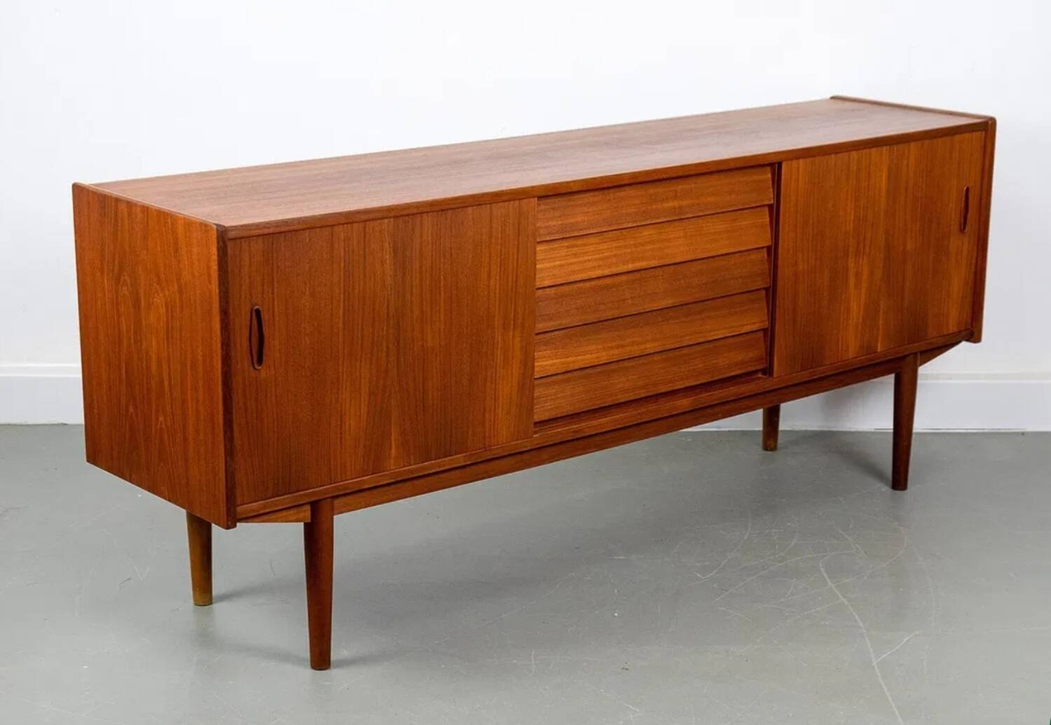 Rare - Scandinavian teak sideboard - "Trio" by Nils Jonnson (Troeds)