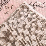 5x9 Light Pink Handmade Wool Turkish Rug 266x157Cm