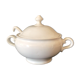 Soupière et louche en porcelaine épaisse