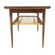 Scandinavian extendable mahogany coffee table, Sweden, 1950s