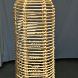Small lantern-shaped rattan suspension H35 D15