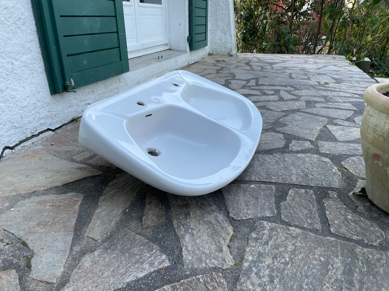 Vintage double basin Jacob Delafon - Valencay model