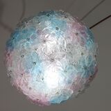 Lustre multicolore Murano Fleur par Seguso pour Venini, Italie, années 1960.