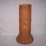 Floor lamp rattan - 50s