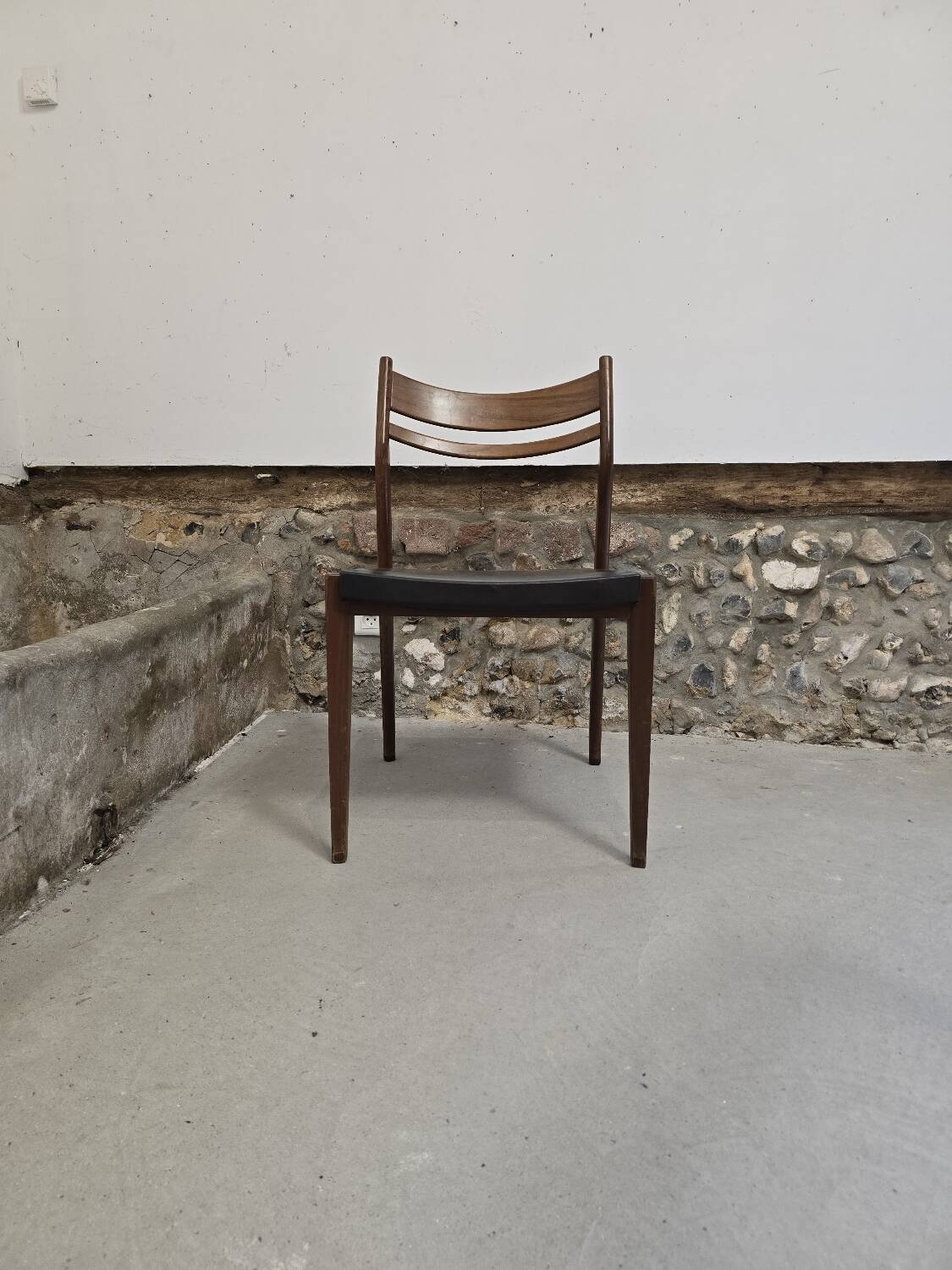 6 Scandinavian style teak chairs 1960