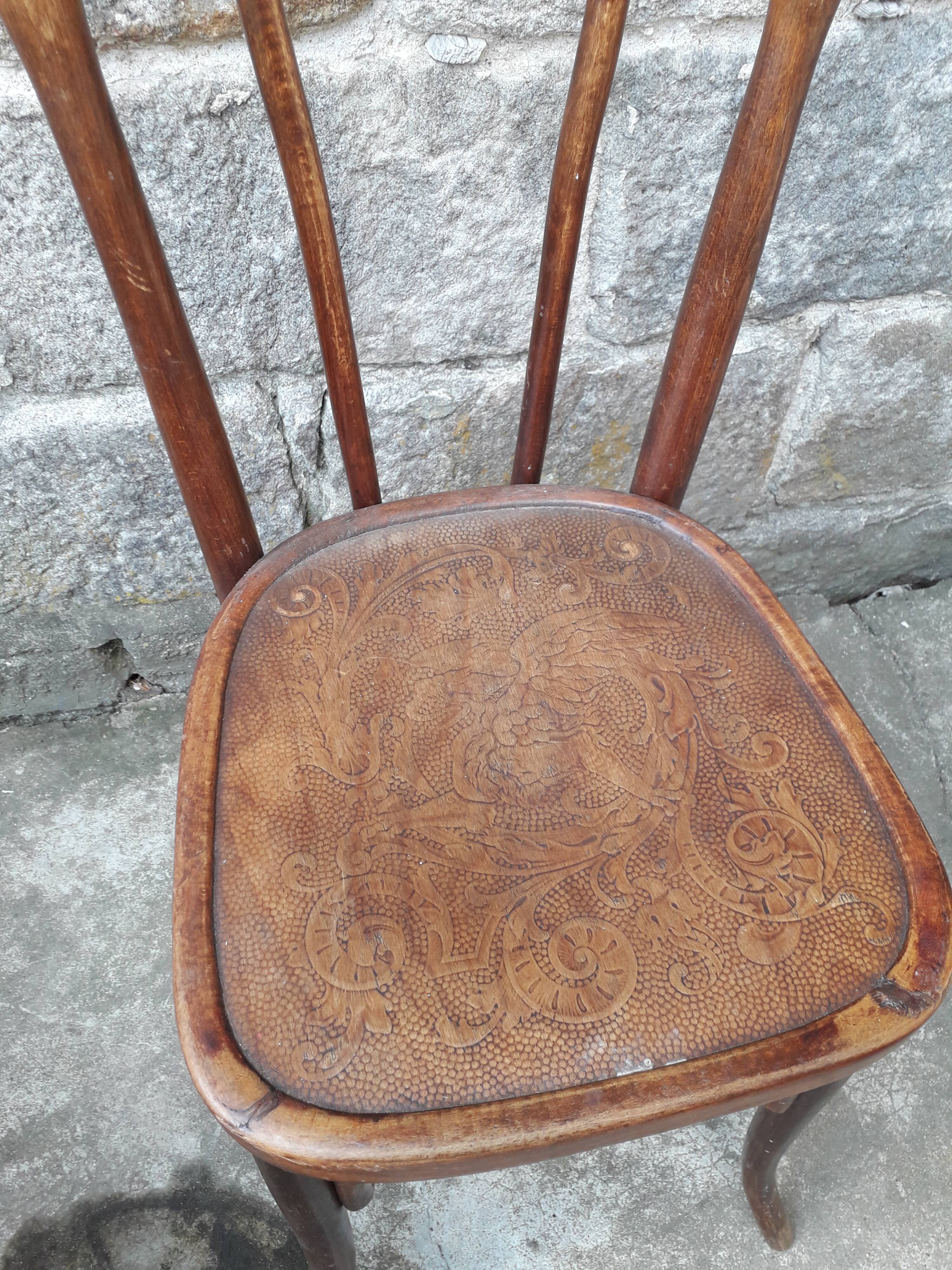 Set of 6 chairs Bistro mismatched