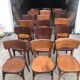 Set of 18 bistro chairs & Baumann