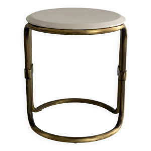 Tabouret lourd en acrylique - aluminium