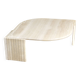 Travertine eye coffee table by Roche Bobois, 1970s