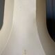 Porcelain lamp of bayeux floral decoration nineteenth with lampshade