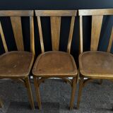 Bistro table and set of 3 bistro chairs
