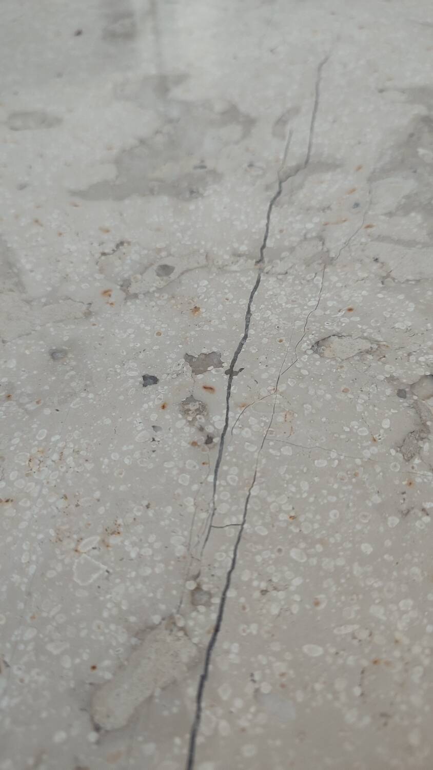 Art Deco oak and marble sideboard