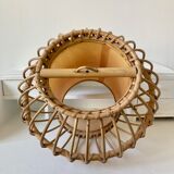 Rattan hanging lamp