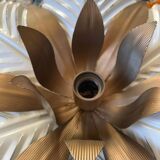 Luminaire floral années 70