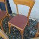 Set of  8 chairs bistro bar kitchen wood