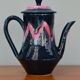 Vallauris blue and pink coffee service