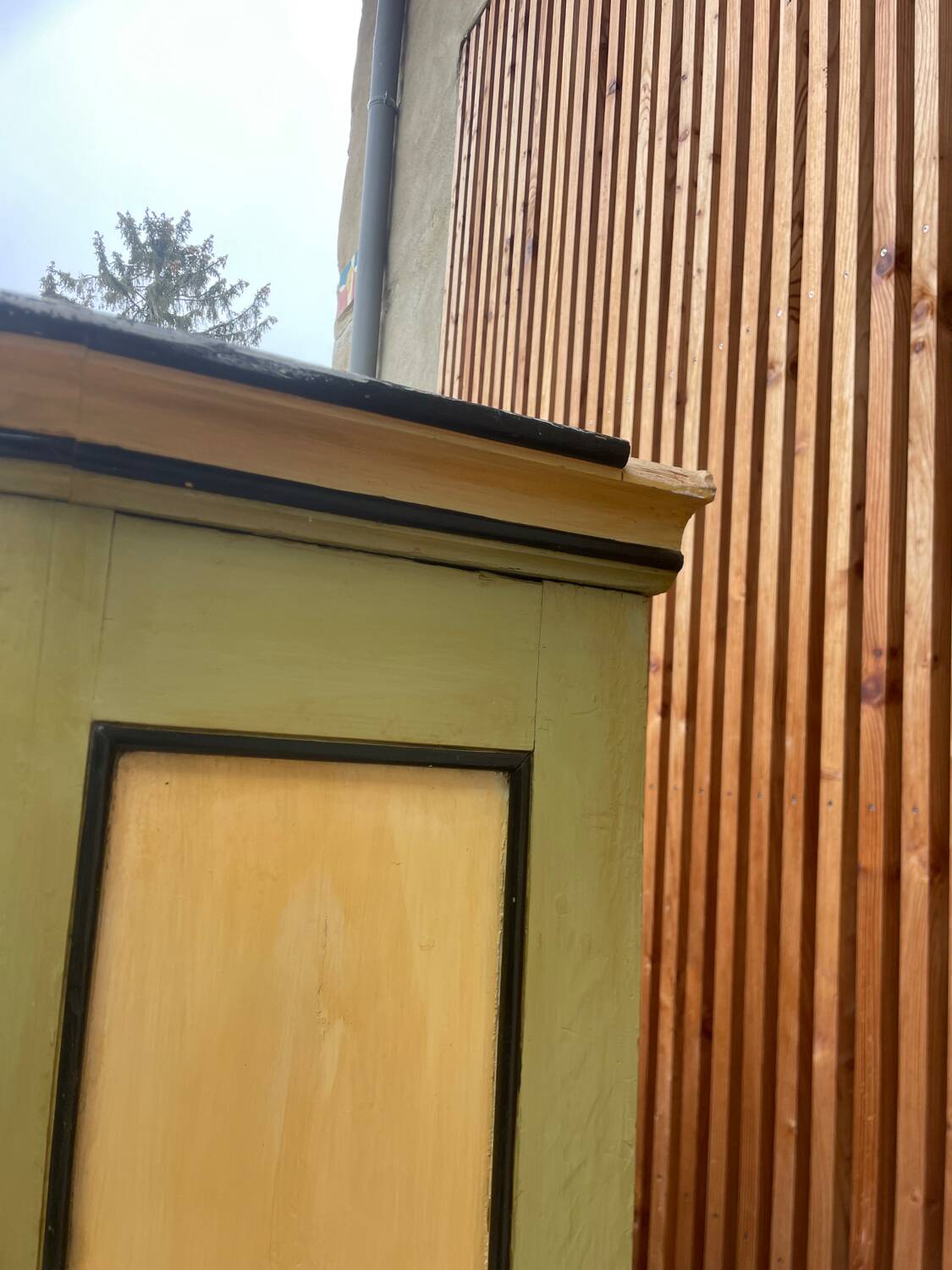 Large antique wardrobe