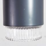 Willa suspension lamp in glass and metal