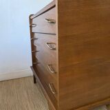 Vintage Scandinavian commode with tapered legs.