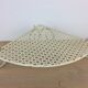 Notch, corner shelf in white perforated sheet metal