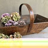 Wooden picking basket