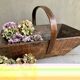 Wooden picking basket