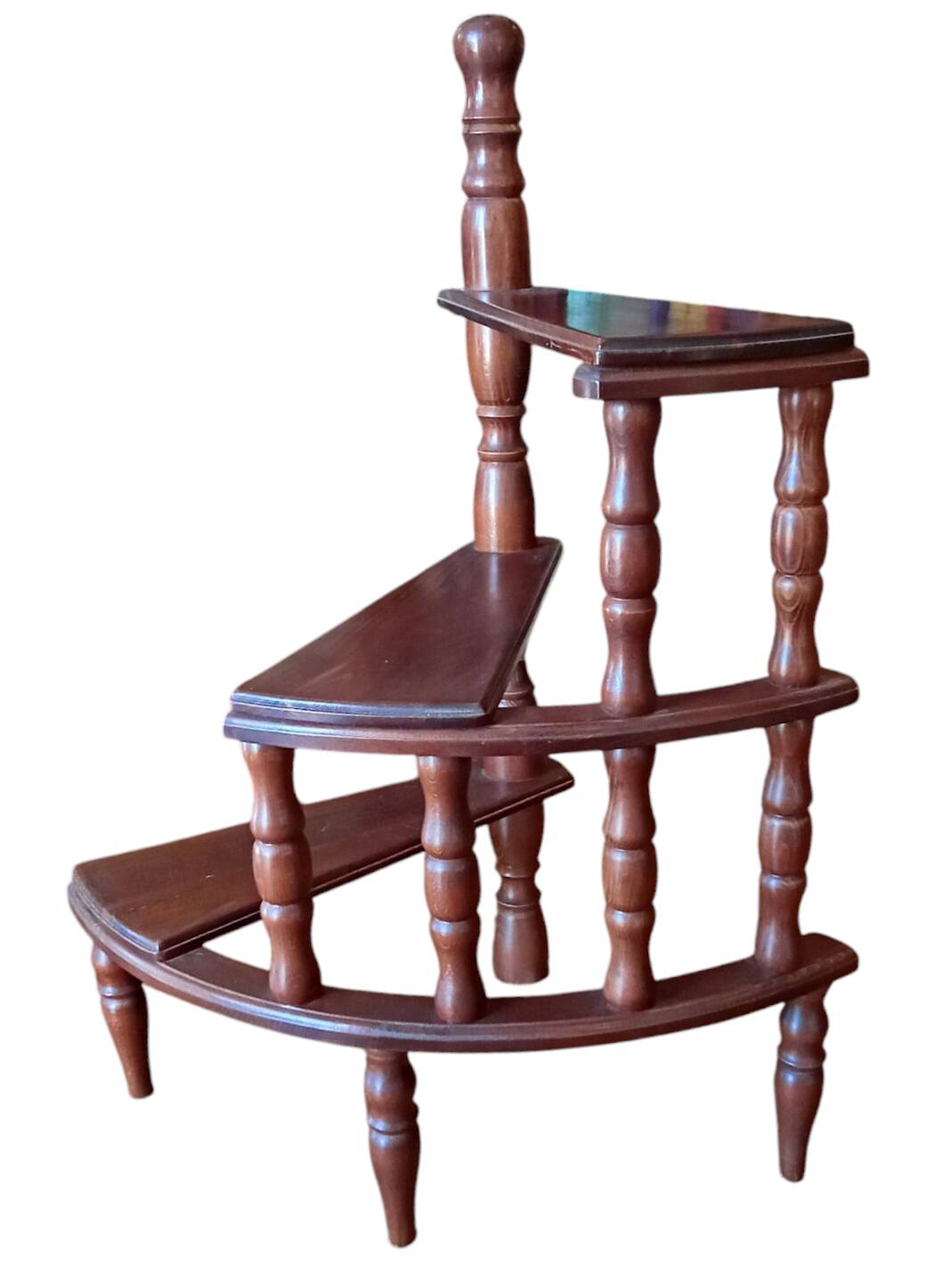 Old library stepladder staircase