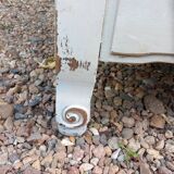 Old low sideboard in solid wood