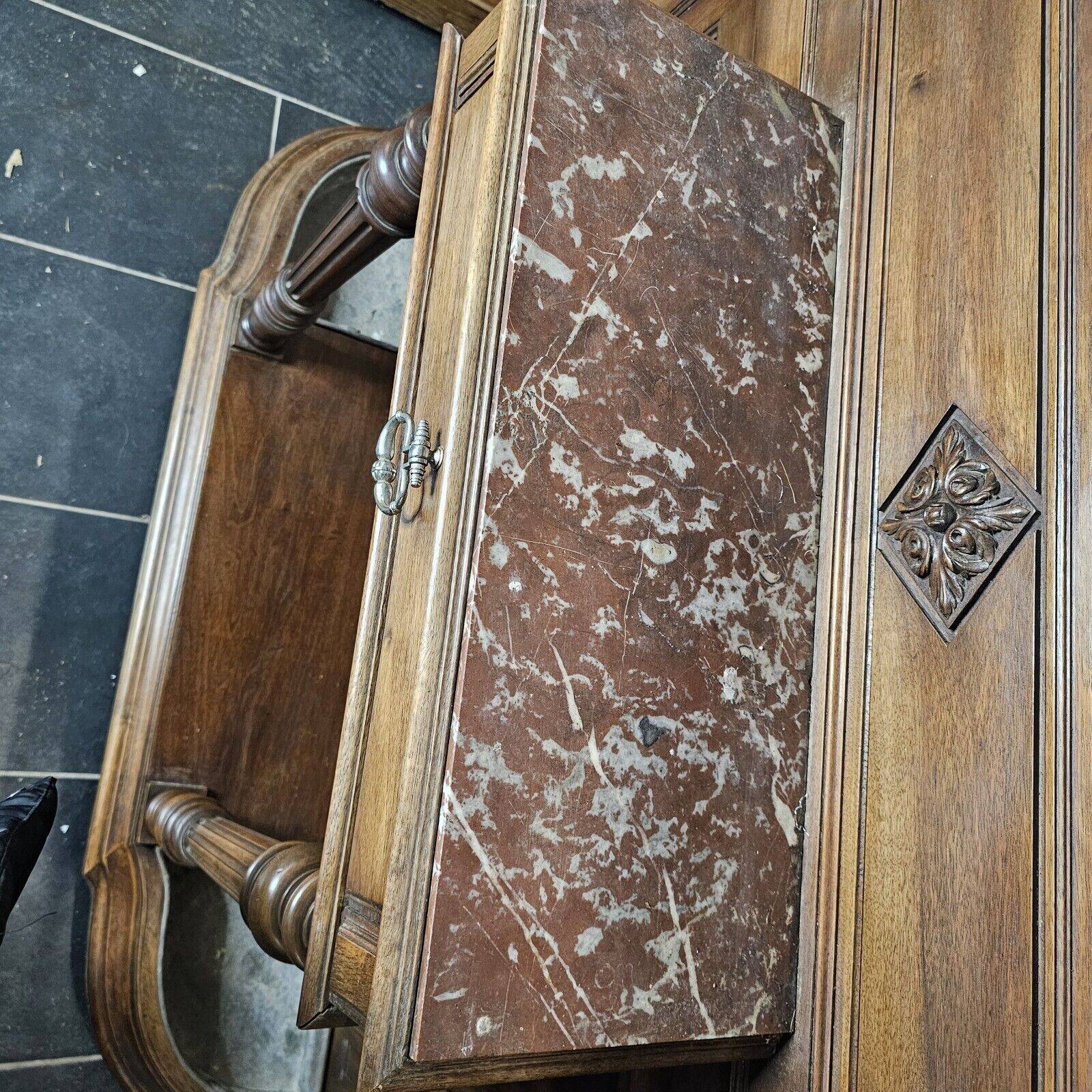 vestiaire avec console en noyer