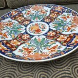 Large Imari dish 45 cm in diameter, Japanese porcelain