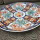 Large Imari dish 45 cm in diameter, Japanese porcelain