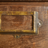 Meuble de rangement en teck ancien à 40 tiroirs
