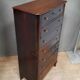 Furniture with 7 drawers in painted wood