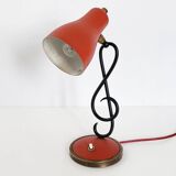 Vintage treble clef lamp 1950