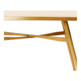 Table basse en chêne, Tchécoslovaquie Années 1960