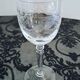 Set of 6 crystal glasses and a carafe