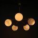 1970s glass chandelier, Czechoslovakia