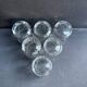 6 Cut crystal port glasses