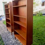 Pair of teak bookcases by Johannes Sorth. Denmark 1960