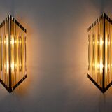 Pair of Venini sconces, Italy, 1980