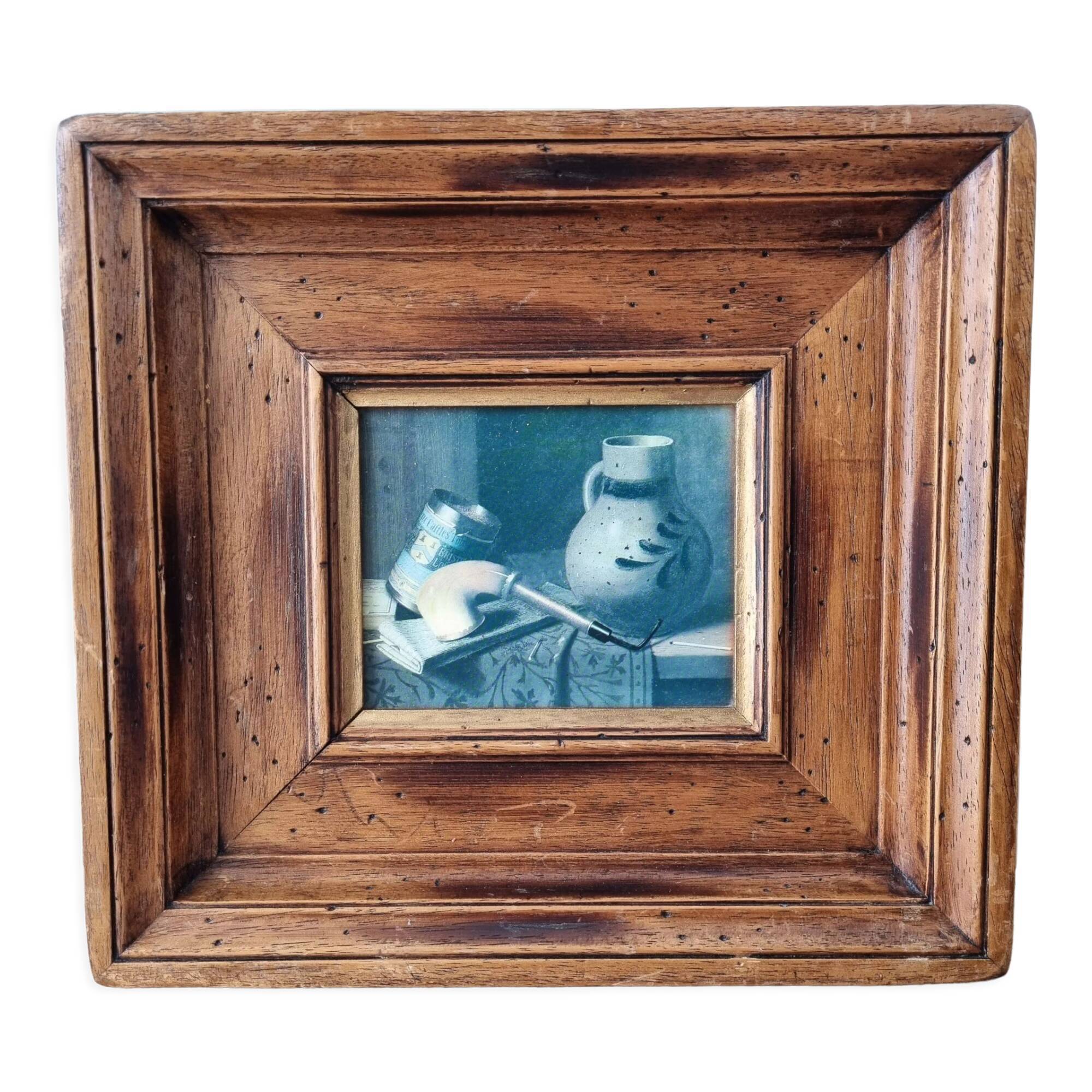 Painting still life solid wood frame