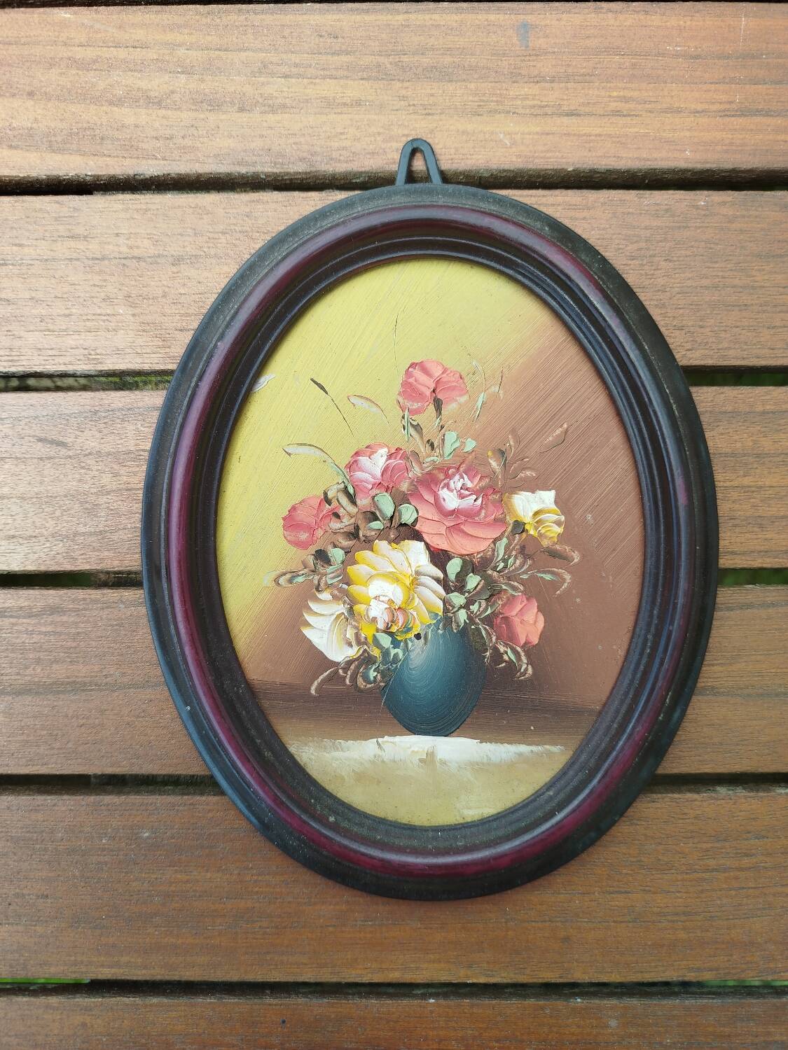 Pair of flower paintings