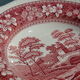 2 Spode England plates model "Pink Tower"