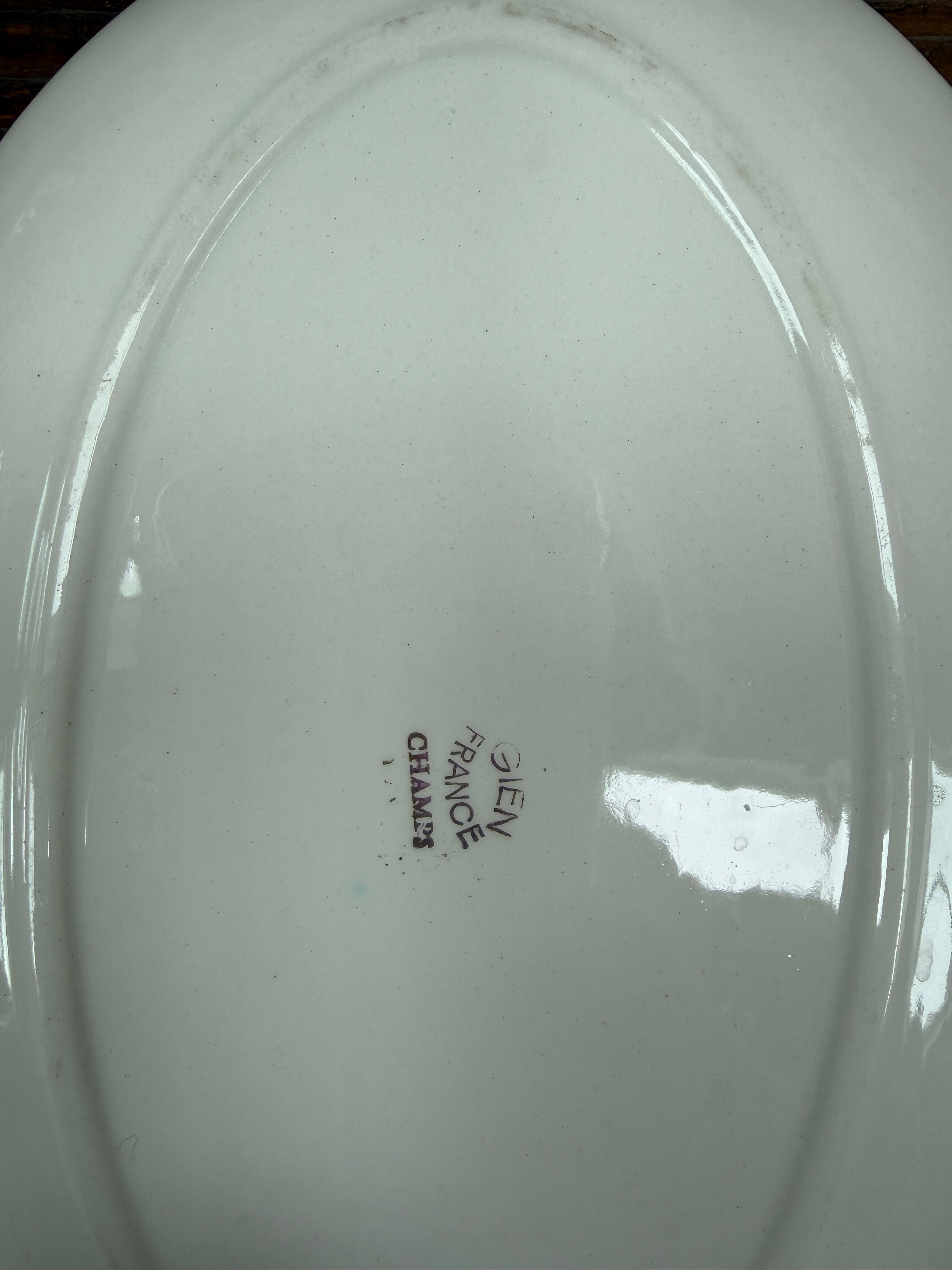 Flat plates Gien Champs