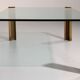 Table basse de Peter Ghyczy modèle T14 design vintage des années 1970 (140x80x45)